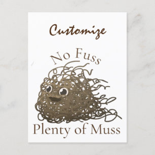 No Muss Plenty of Fuss Thunder_Cove Postcard
