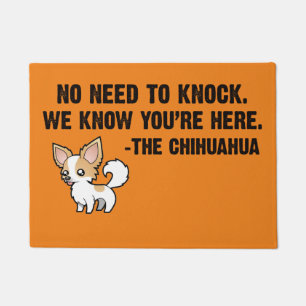 No need to knock the Chihuahua Doormat