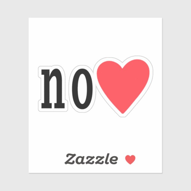 "no❤️" ,no,meme,funny,trendy, (Sheet)