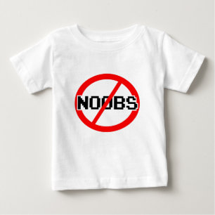 NO NOOBS - geek/hacker/pc/code monkey Baby T-Shirt