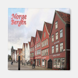 NO - Norway - Bergen - Bryggen Magnet