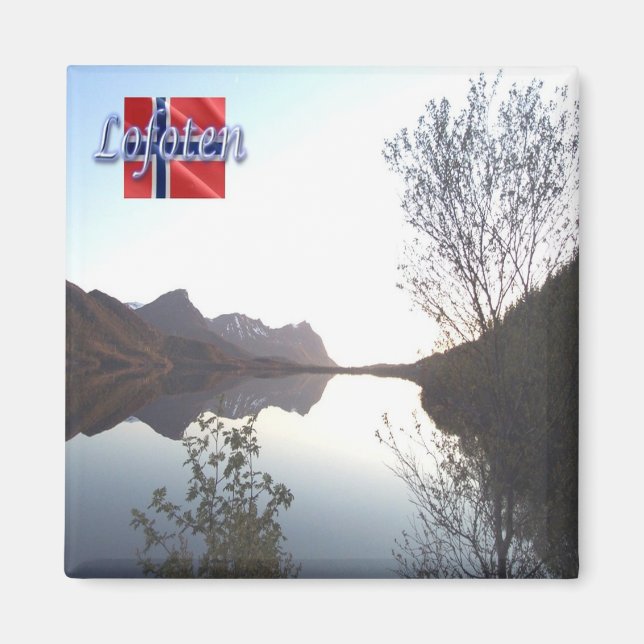 NO - Norway - Lofoten - Panorama Magnet (Front)