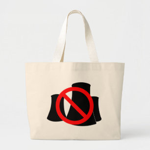 No Nuclear Power Large Tote Bag
