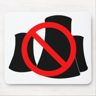 No Nuclear Power Mouse Pad