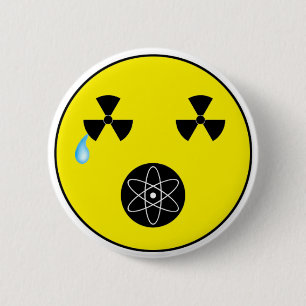 No Nukes 6 Cm Round Badge