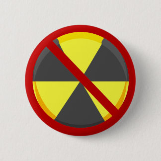 No Nukes 6 Cm Round Badge