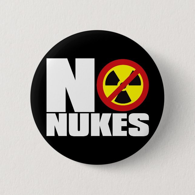 NO_NUKES 6 CM ROUND BADGE (Front)
