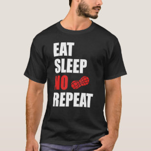 No Nut November Eat Sleep No Nut Repeat NNN Meme T-Shirt