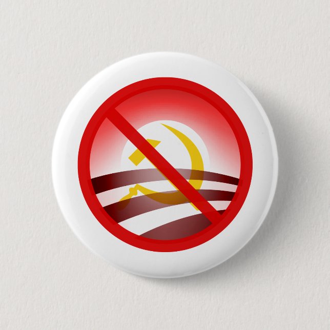 No Obama 2012 6 Cm Round Badge (Front)