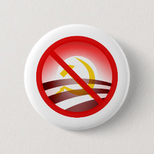 No Obama 2012 6 Cm Round Badge
