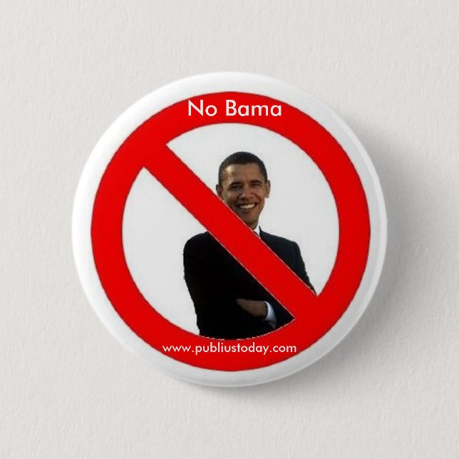 No Obama Button (Front)