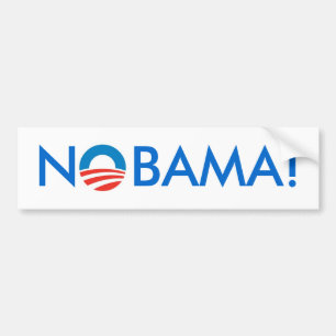 No Obama - NOBAMA! Bumper Sticker