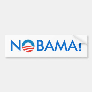No Obama - NOBAMA! Bumper Sticker