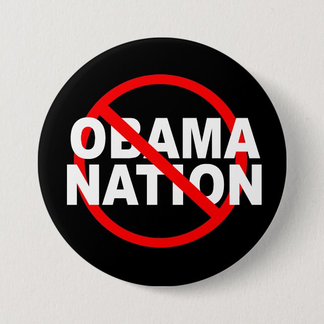 NO ObamaNation button (Front)