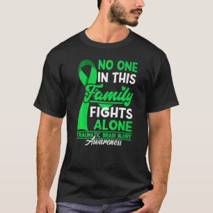 No One In This Family Fights Alone I Traumatic Bra T-Shirt