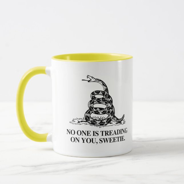 No one is treading on you, Sweetie Mug (Left)