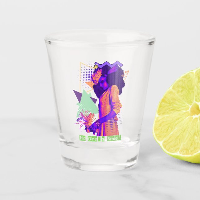 No One’s Bride Gothic Shot Glass (Front)