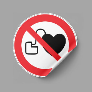 No Pacemakers Label