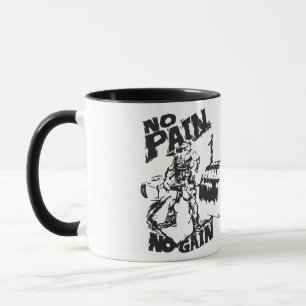 No Pain No Gain - Bodybuilding Motivation Mug