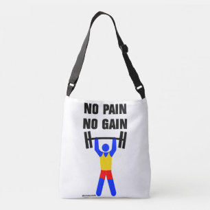 No Pain No Gain Crossbody Bag