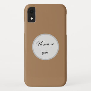 No Pain No Gain   GYM Motivation quotes    And Lig Case-Mate iPhone Case