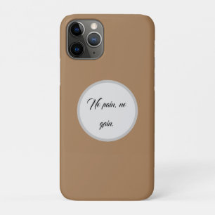 No Pain No Gain GYM Motivation quotes And Lig Case-Mate iPhone Case