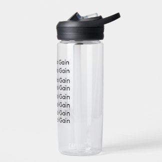 “No Pain No Gain” Gym Motivation Water Bottle