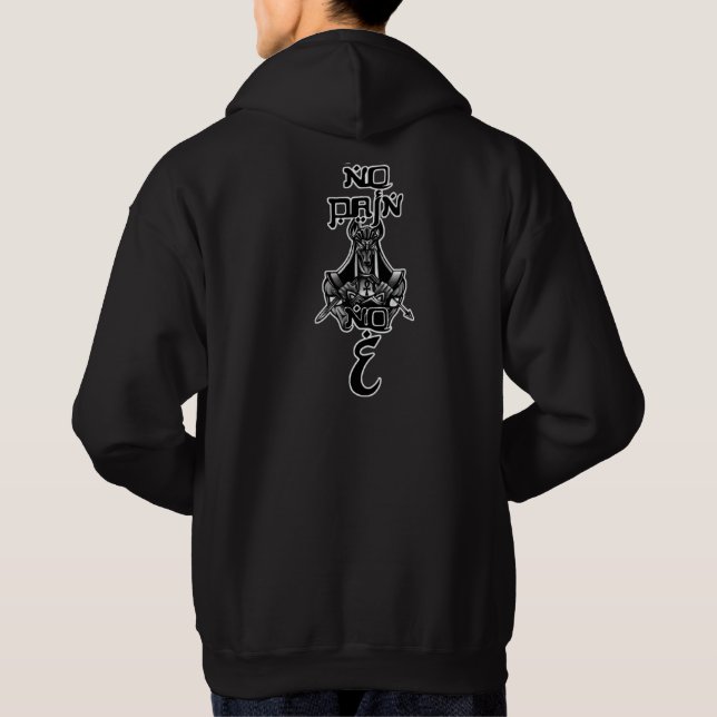 No Pain, No Gain Hoodie (Back)