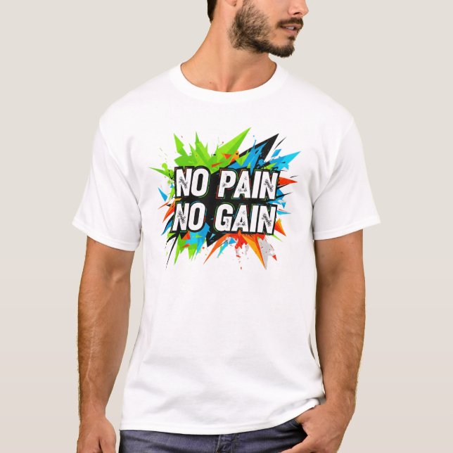 No Pain No Gain | Sporty Tee (Front)