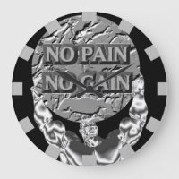 No Pain No Gain Wall Clock