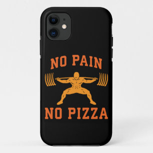 No Pain, No Pizza - Carbs - Funny Workout Novelty Case-Mate iPhone Case