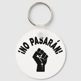 No Pasaran - They Shall Not Pass Key Ring