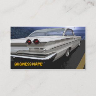 No Passing Zone Business Card
