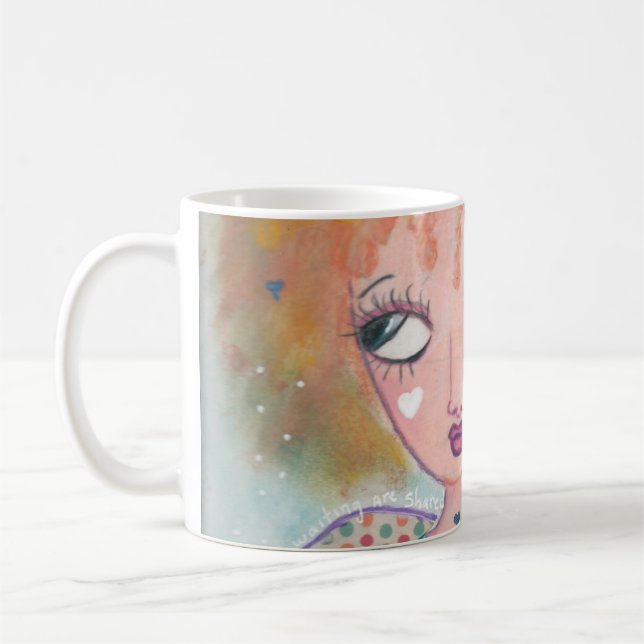 No Peeking Coffee Mug (Left)