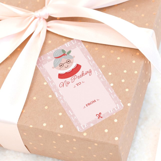 No Peeking Fa La La Mrs. Claus To & From (Creator Uploaded)