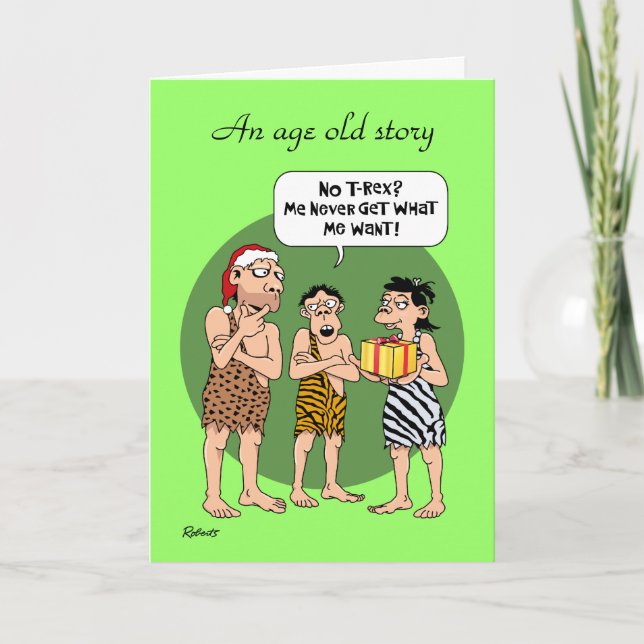 No Pet for Christmas Holiday Card (Front)