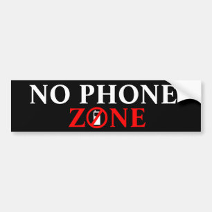 No Phone Zone (1.2) Bumper Sticker