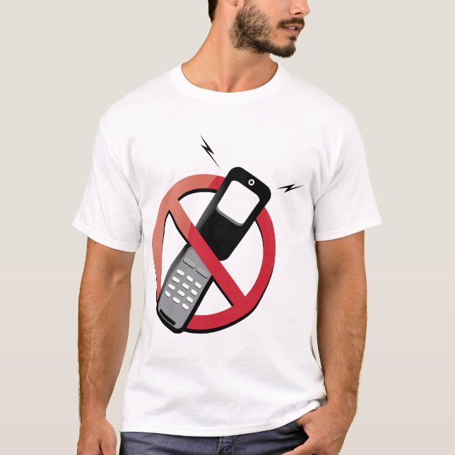 no phones T-Shirt (Front)