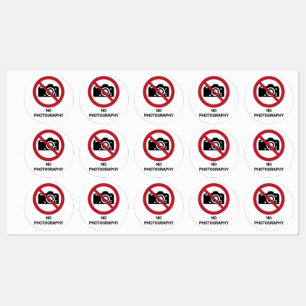 No Photography, Prohibition Sign