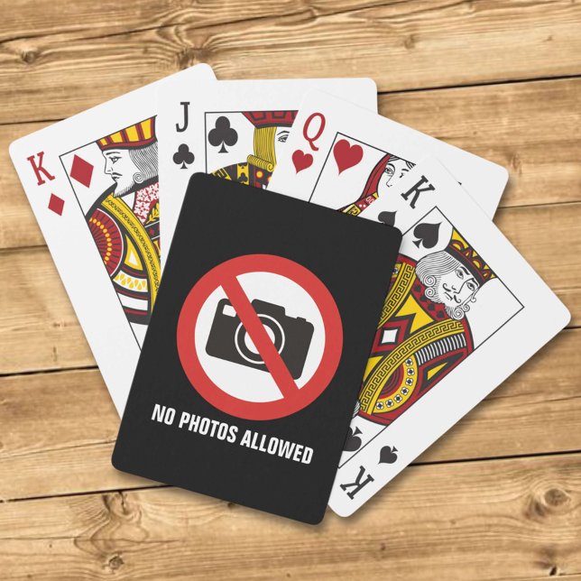 No Photos Allowed Playing Cards (Creator Uploaded)