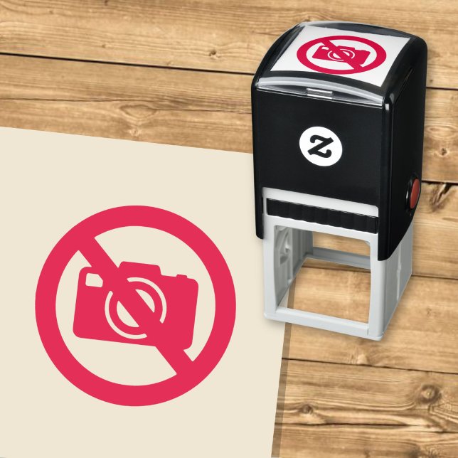 No Photos Allowed Self-inking Stamp (Creator Uploaded)