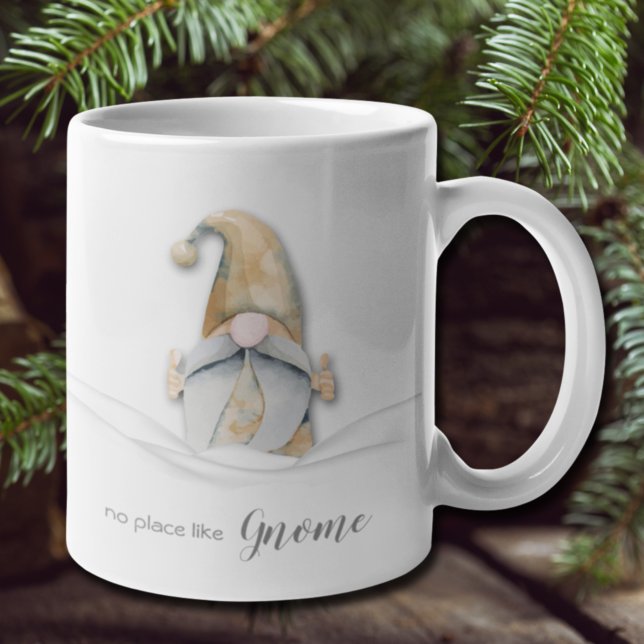 No Place Like Gnome Christmas Holiday Coffee Mug (Creator Uploaded)