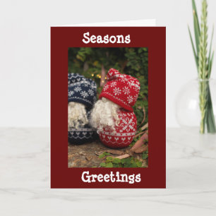 NO PLACE LIKE "GNOME" FOR THE HOLIDAYS HOLIDAY CAR CARD