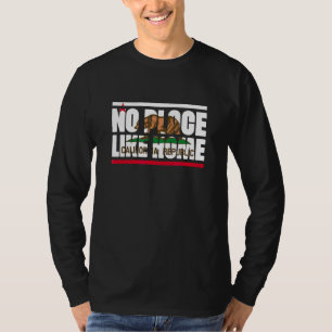 No Place Like Home California Republic Bear State T-Shirt