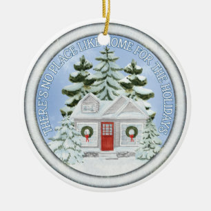 No Place Like Home for the Holidays Ceramic Tree Decoration