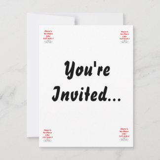 no place like home invitation