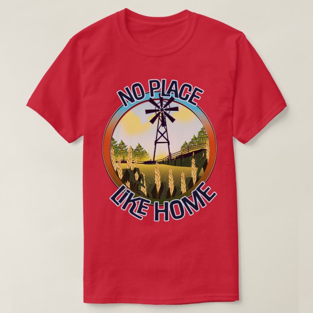 No Place Like Home T-Shirt (Design Front)