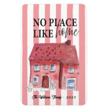No Place Like Home – Wonky House Magnet