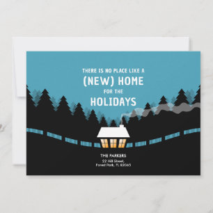 No place like our new home for the holidays card