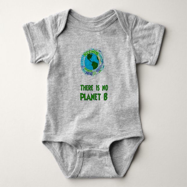no Planet B Baby Bodysuit (Front)